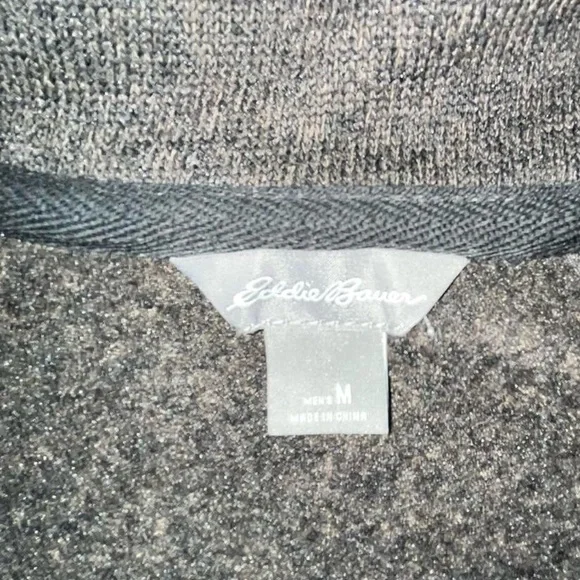 Eddie Bauer Charcoal Knit Sweater​ - Picture 3 of 4